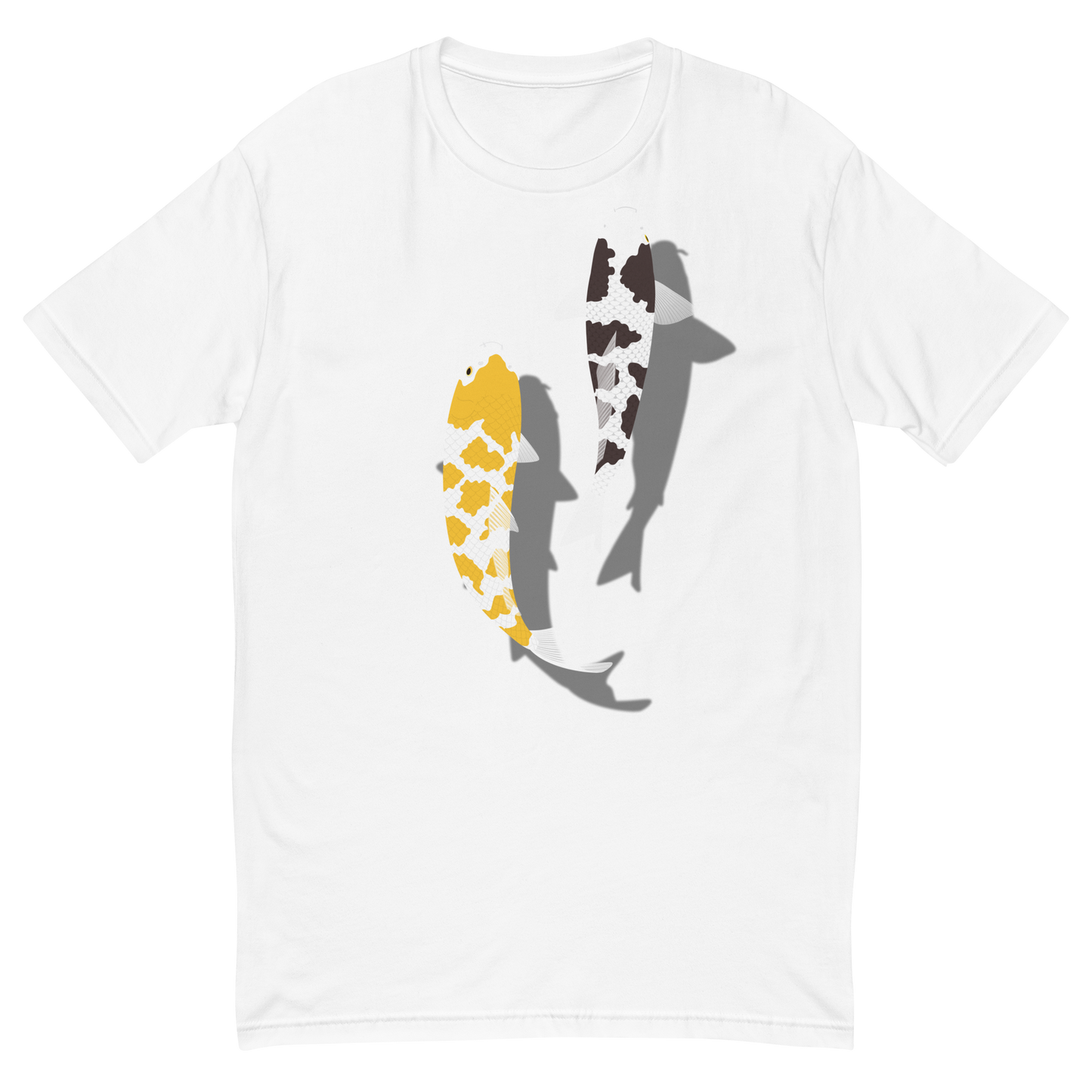 [Koi] T-shirt écaille blanc/tapisserie allemande (homme)