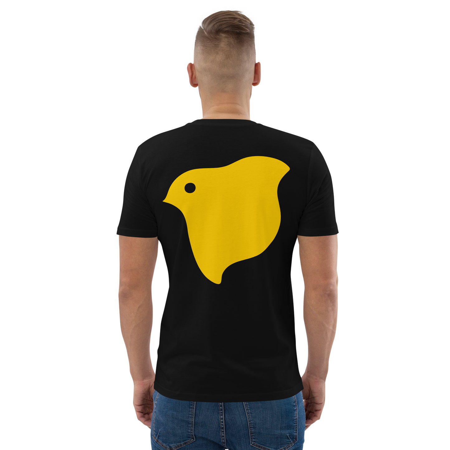 [Chidori] T-shirt logo jaune (unisexe)