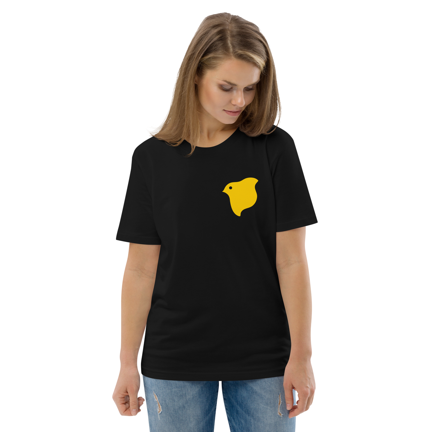 [Chidori] T-shirt logo jaune (unisexe)