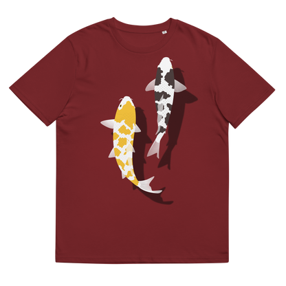 [Koi] T-shirt écaille blanc/tapisserie allemande (unisexe)