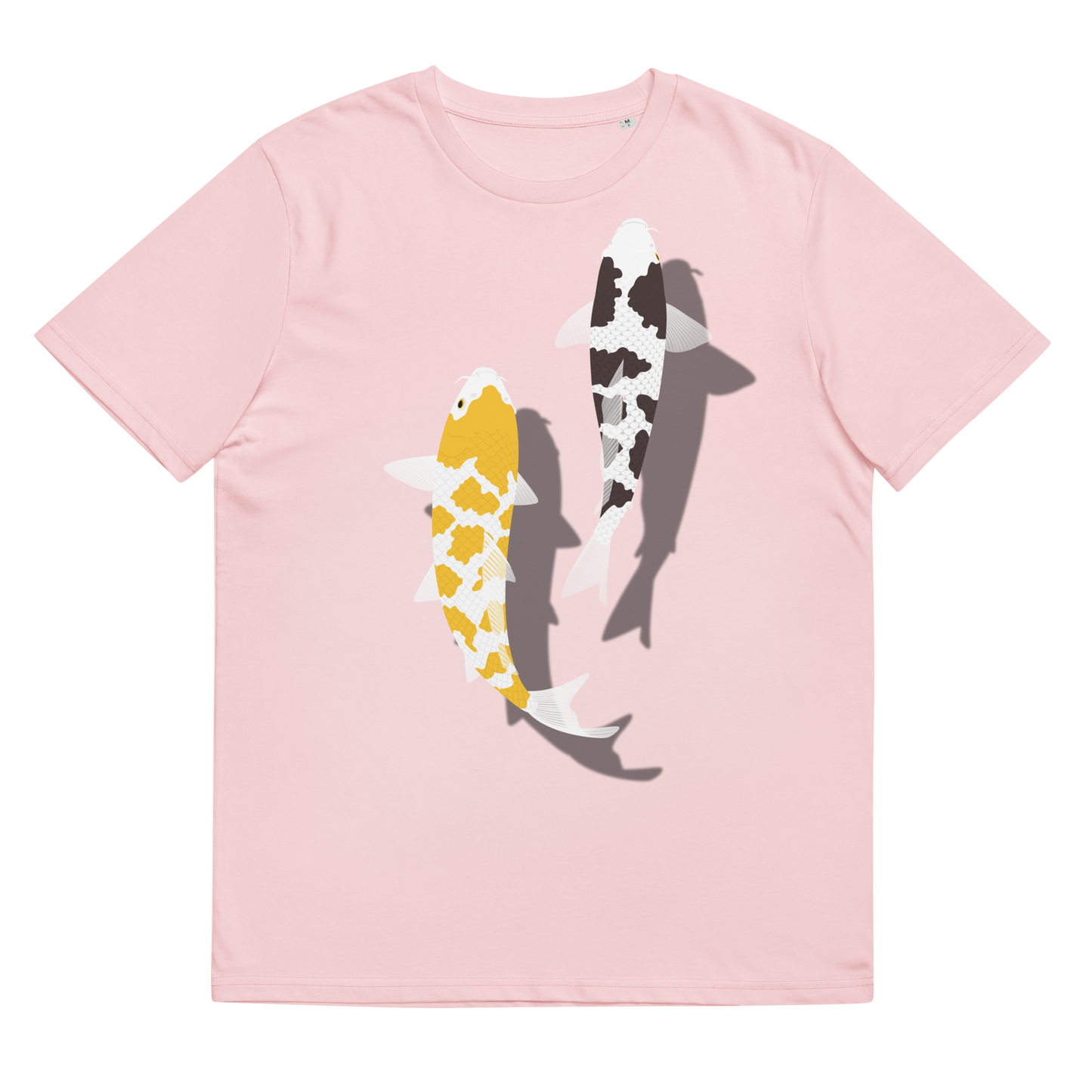 [Koi] T-shirt écaille blanc/tapisserie allemande (unisexe)