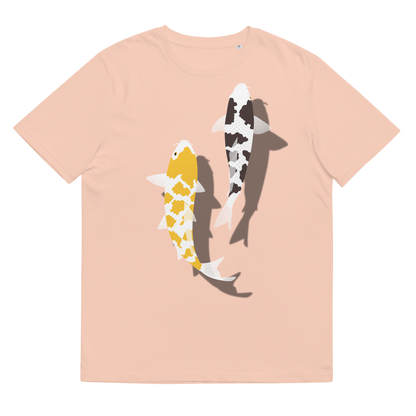 [Koi] T-shirt écaille blanc/tapisserie allemande (unisexe)