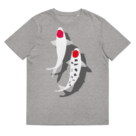 [Koi] T-shirt tancho rouge et blanc (unisexe)