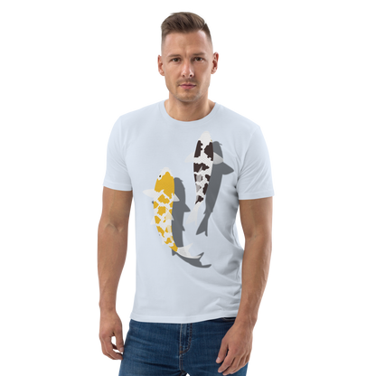 [Koi] T-shirt écaille blanc/tapisserie allemande (unisexe)