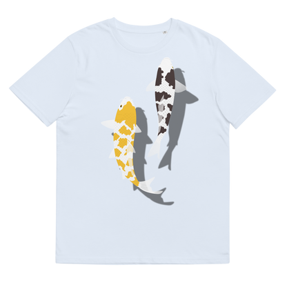 [Koi] T-shirt écaille blanc/tapisserie allemande (unisexe)